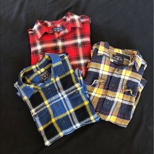 Bundle of 3 Men’s Large American Eagle Flannels!
